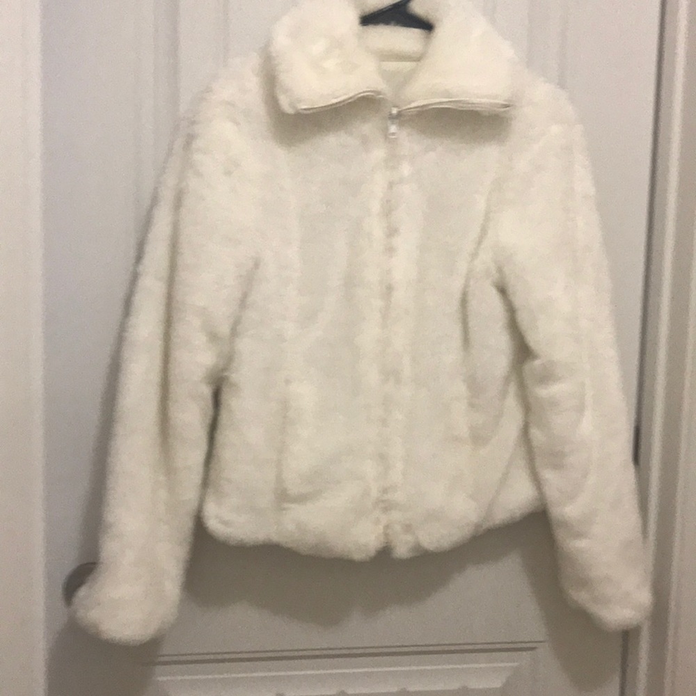 Charlotte Russe faux fur jacket medium